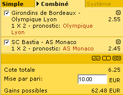 exemple de pari combiné avec bwin