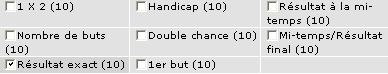 tous les autres paris de bwin